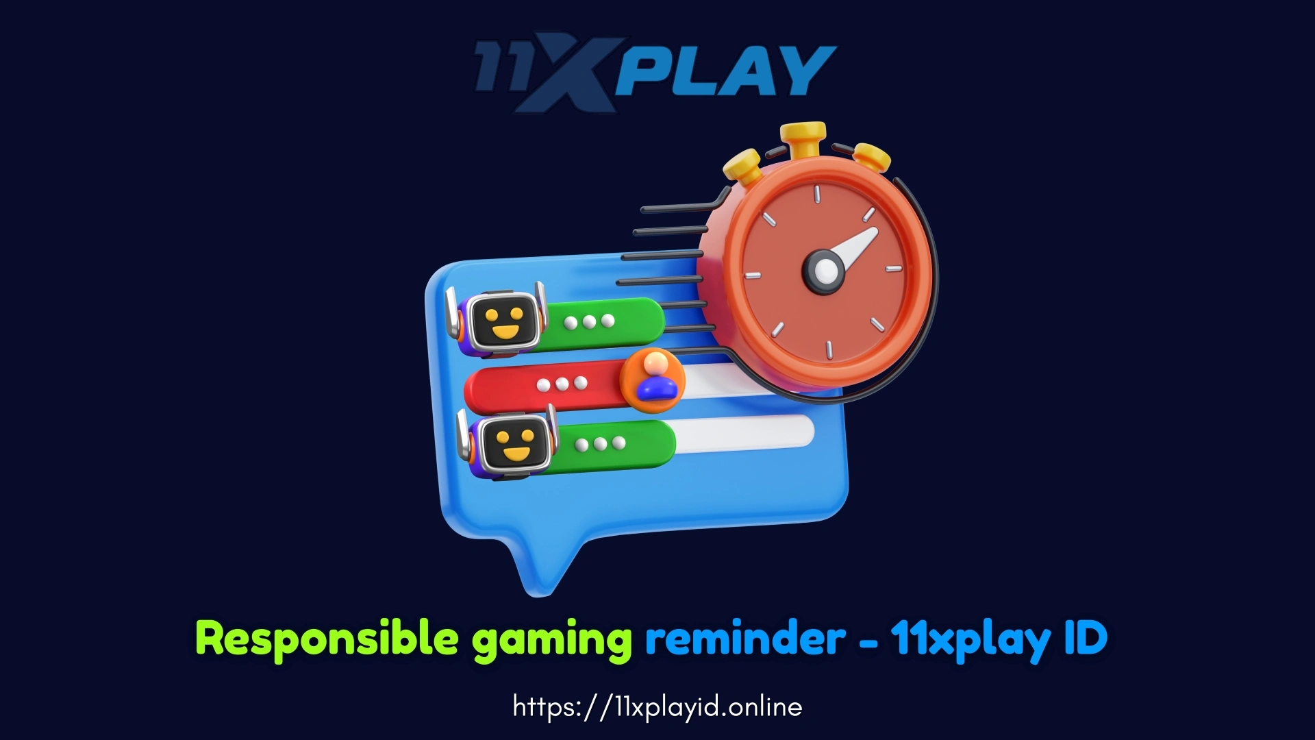 11xplay Responsible Gaming Reminder